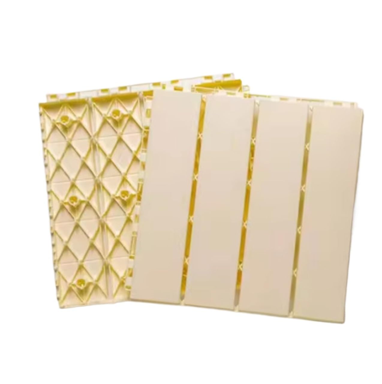 Azulejos para terrazas exteriores Suelo exterior imitación madera plástico terraza balcón baño jardín patio mosaico ecológico 30x30cm(4Pcs Beige)