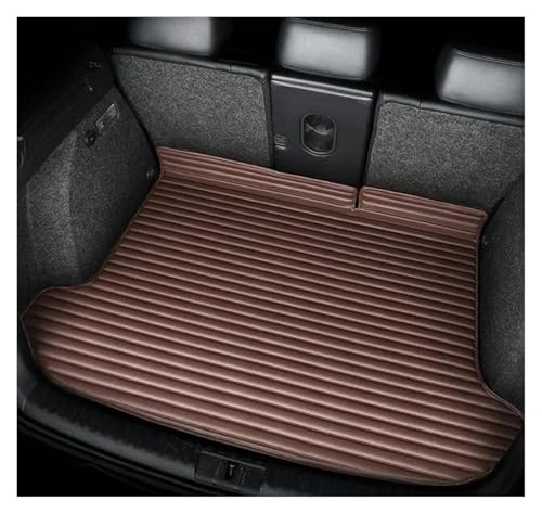 Accessoires détails intérieurs Cayenne tapis de coffre sur mesure cuir café