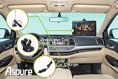 image for 10.8 Inch Portable Digital ATSC TFT HD Screen Freeview LED TV for Car,