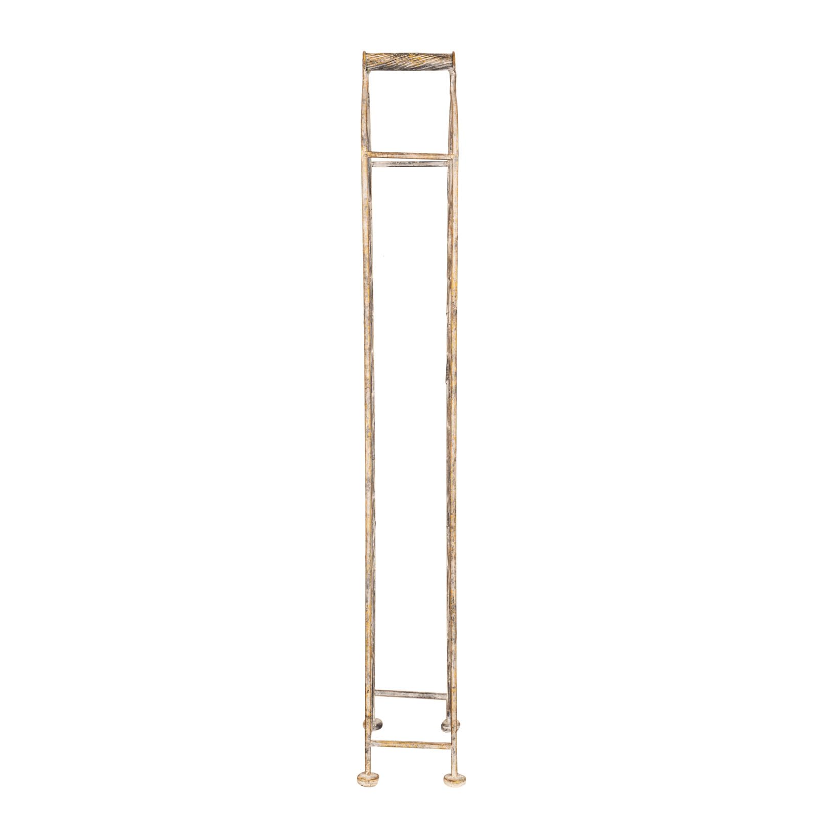 Biscottini Botellero de hierro forjado 105 x 12 x 24 cm – Botellero para 16 botellas – Enfriador de vino blanco antiguo