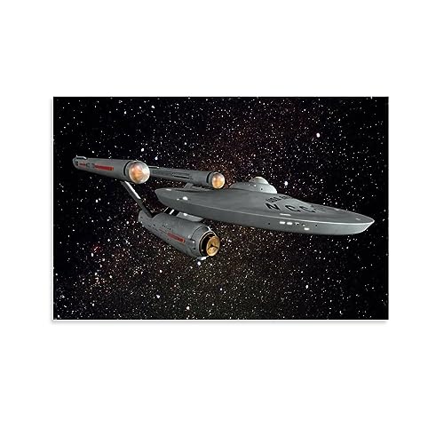 Science Fiction Art Posters Star Trek Enterprise Cosmic Art Posters And Wall Art Pictures Print Post Poster Album Art Decor Painting Wall Art Canvas Poster Bedroom Decor Poster 12x18inch(30x45cm) Unfr