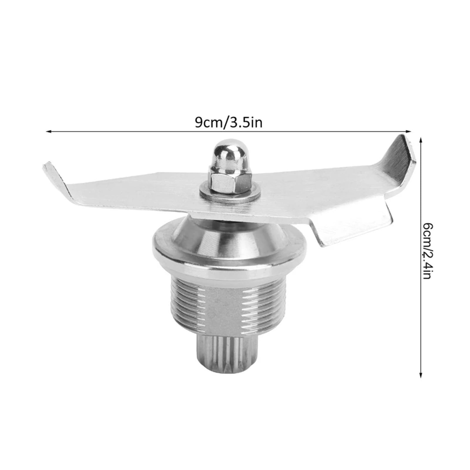 Stainless Steel Hardened Two Mixing And Cutting Blades Knife Ice Crusher,Compatible With Vitamix Juicer Blender Replacement Drop Shipping