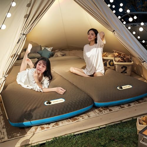 Matelas de camping portable et imperméable pour couchage d'extérieur et tente - 4