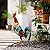 WDLFCGC 19 Inch Solar Rooster Statue, Metal Yard Art with Colorful Lights for Garden Lawn Outdoor Decoration Gifts