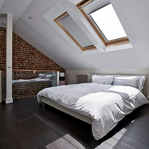 Tenda A Rullo Per Lucernario 97x94 Cm - Oscurante Al 100% Con Protezione Termica | Grigio