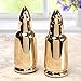 DEI Salt & Pepper Set, 4.75 x 4.25 x 1.75, Gold