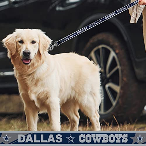 image for Pets First NFL PET Leash Dallas Cowboys Dog Leash, Large Football Team
