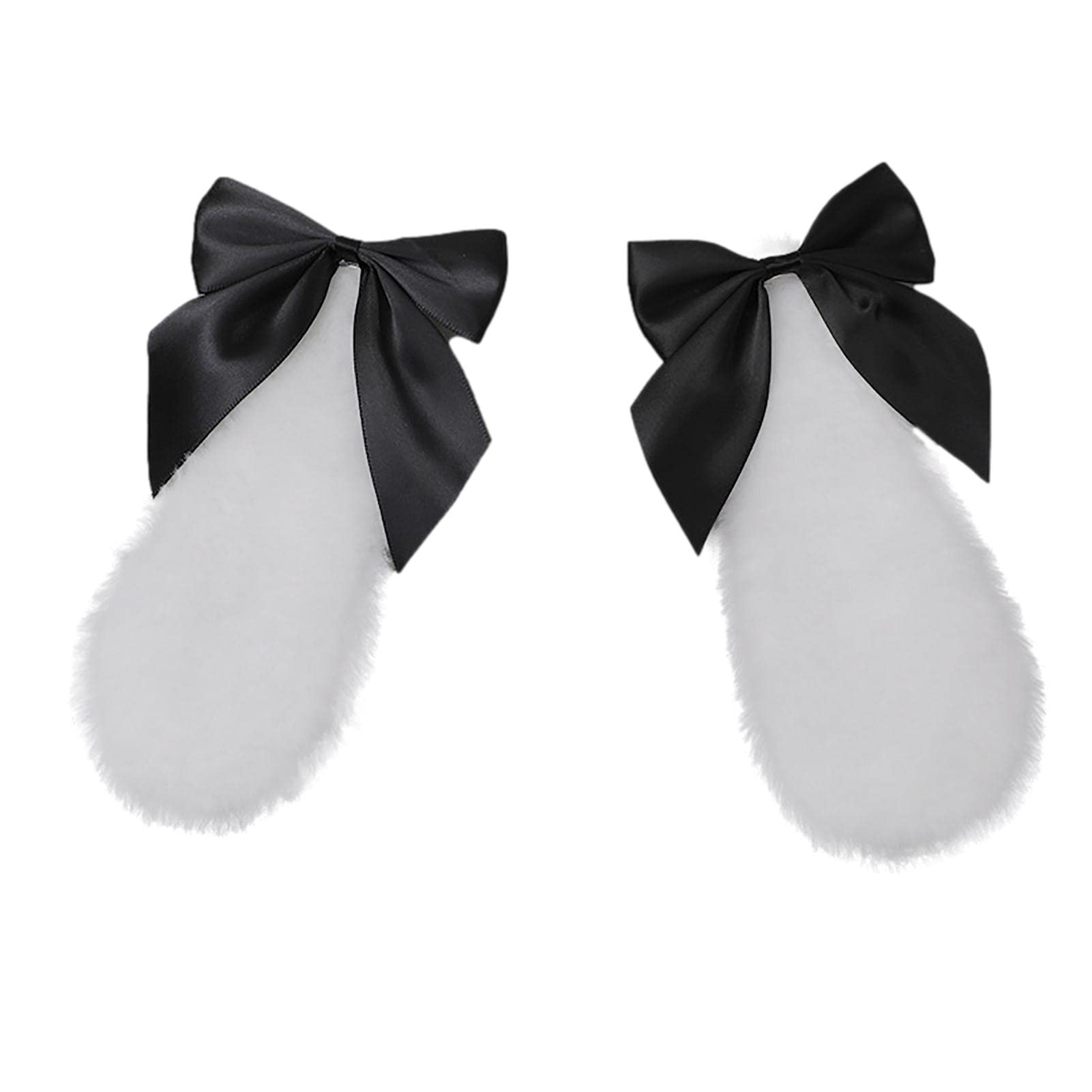 Påskhare kanin öron hårklämmor barn lockar hårklämmor paljetter hårslingor hårnålar hårspännen kawaii hårtillbehör för flickor cosplay påsk party kostym