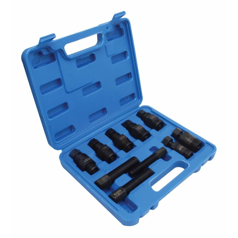 SIO Juego Extractor Plato Magnético y Volante Magnético Motos 15 Piezas – Kit Extractores Universales para Encendido, Alternador y Rotor Moto