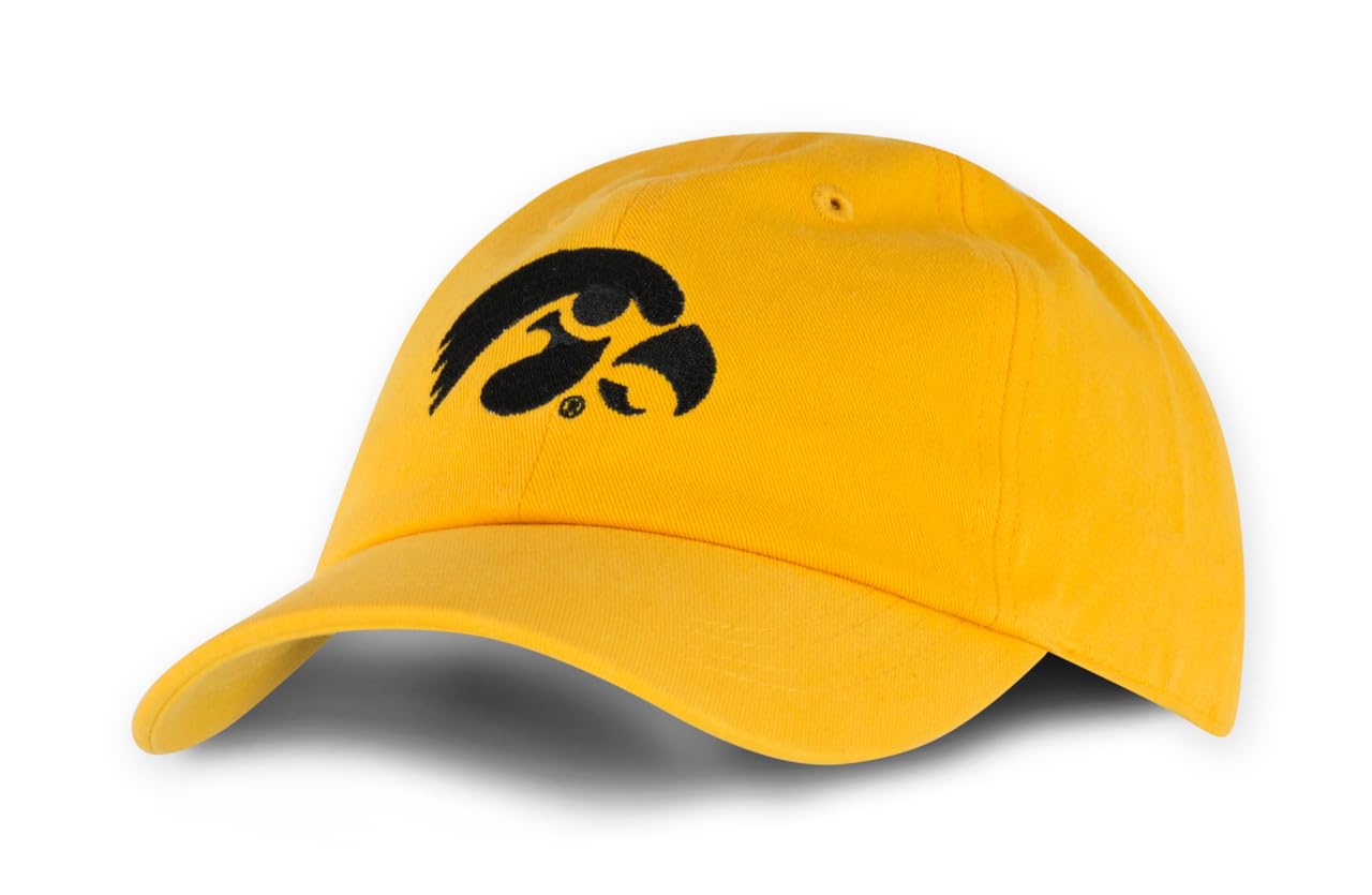 University of Iowa Hawkeyes Baseball Hat Adjustable Cap Mens & Womens Football Wrestling Basketball Softball Caitlin Clark