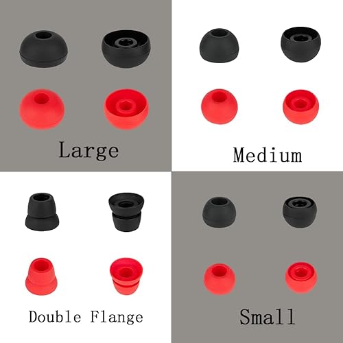 Miniatura 3 de Auriculares de silicona de repuesto, almohadillas de oído compatibles con Powerbeats 123 Wireless Beats by Dre, puntas de auriculares (8 pares)