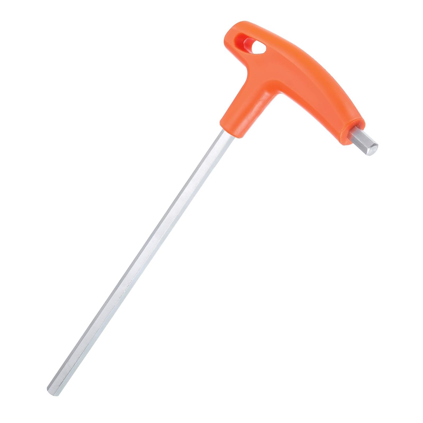 TA-VIGOR 8mm T-Handle Hex Key Wrench CR-V Steel T-Bar Spanner with Double-Head Design for Automotive Bicycle Motorcycle and Household Repairs, Orange