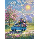 Yiens ダイヤモンドアートビーズ絵画キット DIY 手作り絵画 手芸キット 5D モザイクアート ダイヤモンド塗装 全面貼り付けタイプ 30x40cm (夏の日差し)