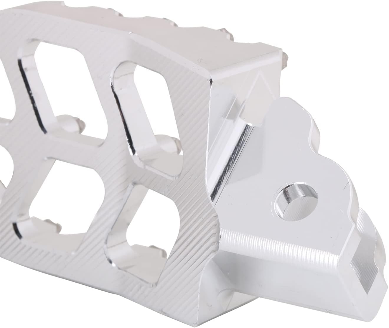 AnXin Dirt Bike Foot Pegs Motorcycle Footpegs Foot Pedals Rests CNC For CRF 110 CRF110F 2013-2022 CRF125F 2014-2023 Dirt Pit Bike Silver