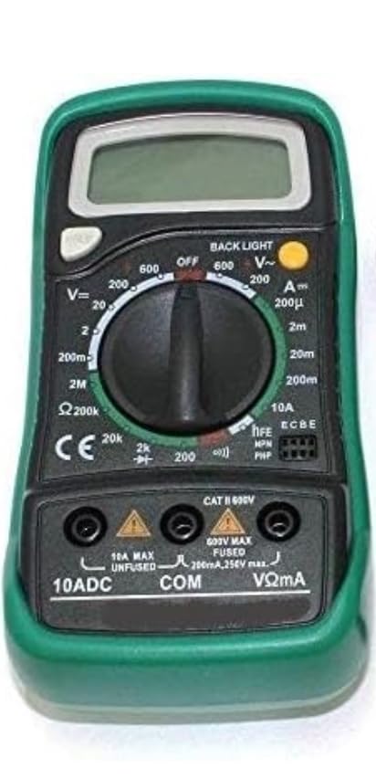 Digital Multimeter Model 830L 600V ACDC Tester with LCD Backlight Accurate Voltage Current Resistance Continuity Measurement Portable Tool-image-10