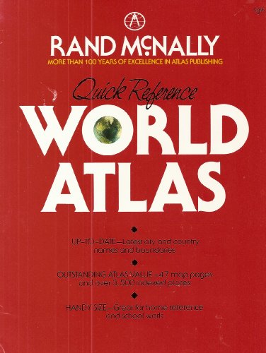 Quick Reference World Atlas 0528832263 Book Cover