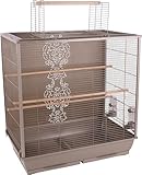 SITTICHKÄFIG IBIS Taupe 78x48x81,5CM