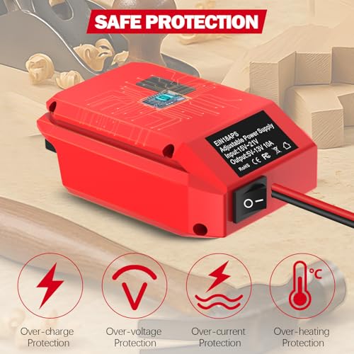 20V to 12V Step Down Converter for Craftsman V20 Battery Adapter,Power Connector for Car Appliances,DIY Charger Buck Converter Power Station,Cigarette Lighter Connector,Outdoor Camping by NUOGEDZ - Used condition - Image 5