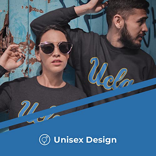 Campus Colors NCAA Adult Charcoal Crewneck Fleece Sweatshirt - Cotton Blend - Stay Warm & Represent Your Team With Style2