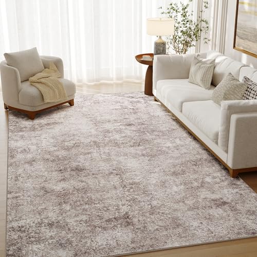 Best Rug Color for Taupe Sofa: Top Picks to Elevate Your Space 6 ARKIIKI 5x7 Washable Area Rug for Living Room, Non-Slip Soft Modern Abstract Large Carpet, Low Pile Neutral Rugs for Bedroom, Dining Room, Home Office, Dorm, Indoor Decor, Taupe Brown