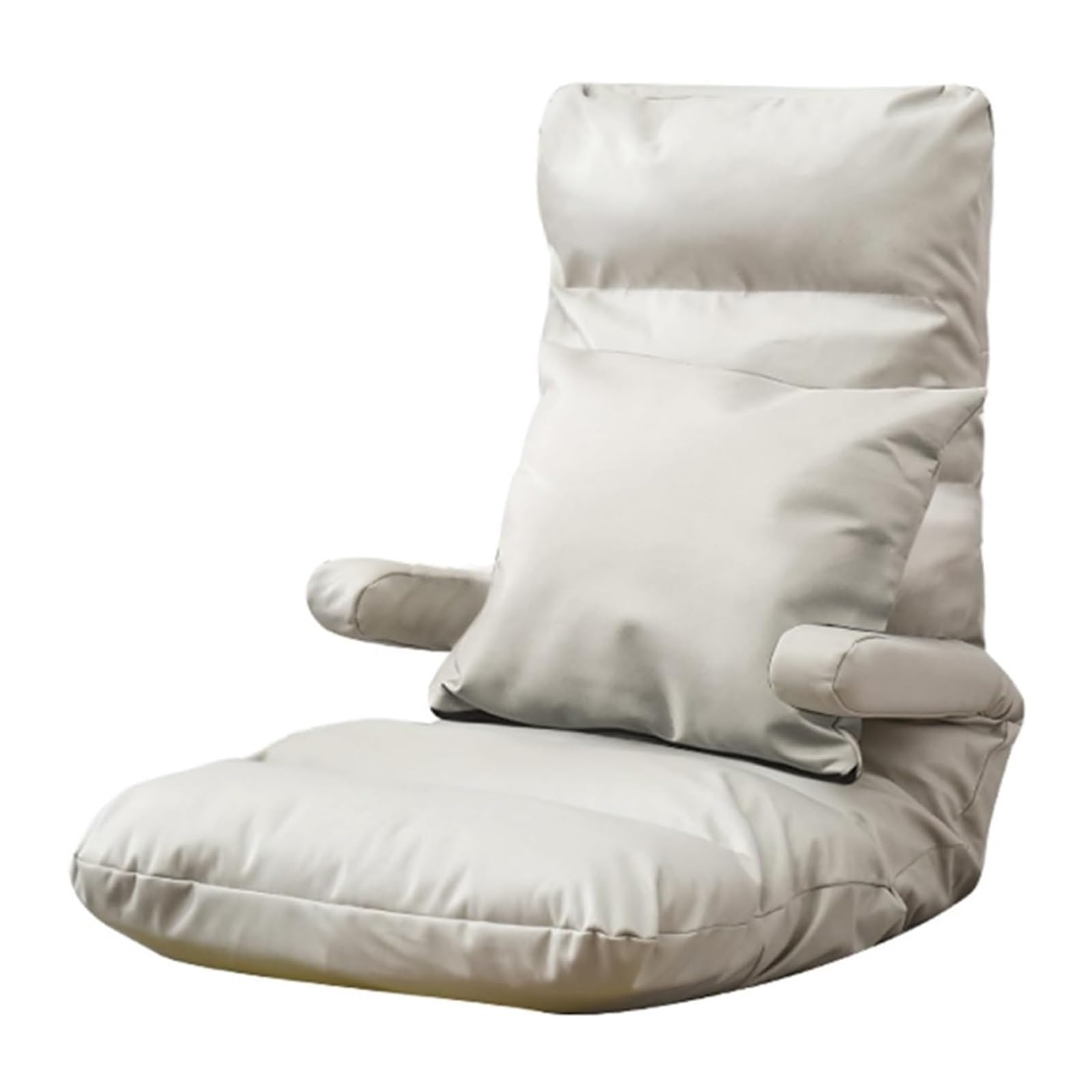 Silla plegable de suelo con respaldo ajustable, sofá semiplegable para meditación, seminarios, lectura