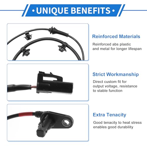 VekAuto ABS Wheel Speed Sensor Front Right ABS Sensor Anti-lock Braking System Sensor No.95671A9000 for KIA SEDONA 2015-2019 by VekAuto - Used condition - Image 3