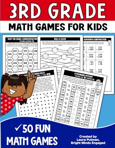Math Games for Kids 3rd Grade (3rd Grade Math Workbooks)