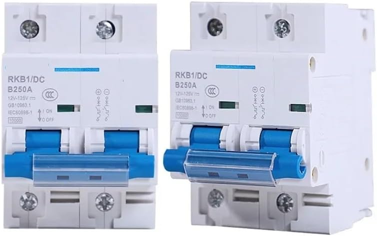 Photovoltaic System DC Circuit Breaker 12~125V 80A 100A 150A 200A 250A Solar RV Yacht Battery Short Circuit Protection Switch(1P,100A)