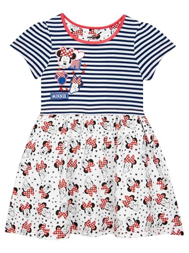 Disney Ragazze Minnie Mouse Abito - 7-8 Anni
