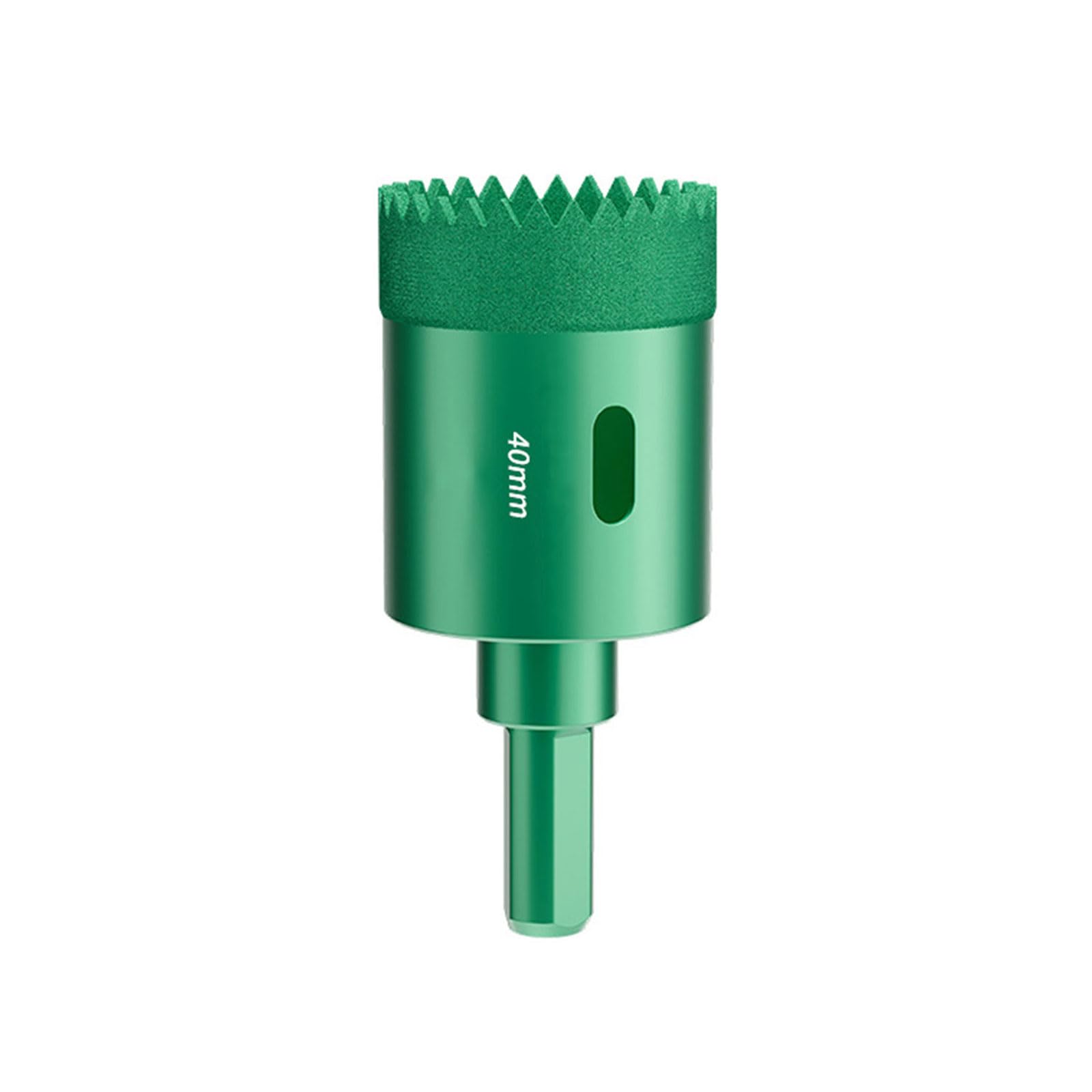 ohohulo Serrated Dry Drilling Hole Opener Hole Drill Bits for Porcelain Tile,Glass,Marble Dry Cut with Cooling Waxs