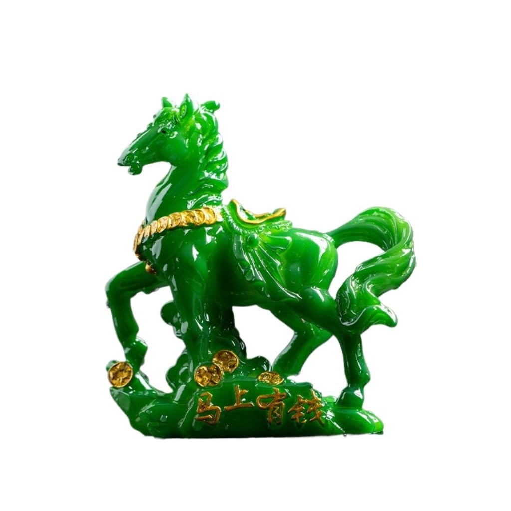 Aottsd B Color Changing Horse Resin Tea Pet Figurine Tea Tray Accessory Color