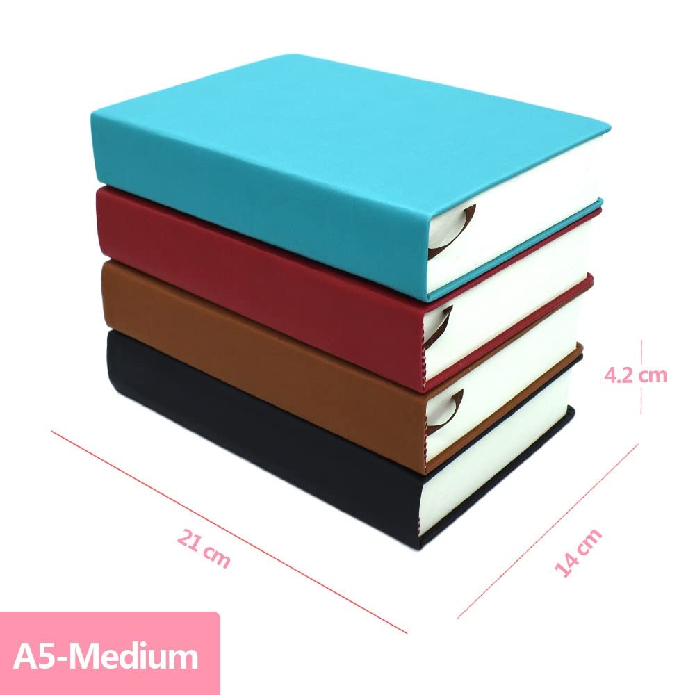 Taccuino bullet con pagine bianche extra spesse: formati A4, A5 e A6, copertina in pelle, blocco note aziendale per forniture ufficio con carta avorio, fatto a mano per pianificazione agenda A5