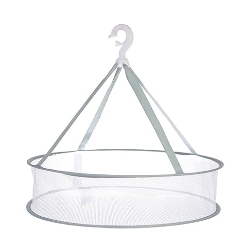 Thujopsis 平干しネット 枕干し 干物ネット 干しかご セーター干しネット 野菜干し 1段 2段 直径45p (1段)