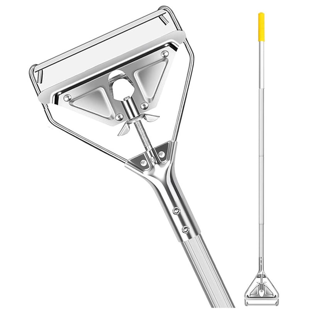 Littimoon Heavy Duty,Industrial Metal Replacement for Home, Garage, Workshop Warehouse Floor Cleaning Handle