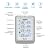 Indoor Outdoor Thermometer Wireless, 4.5 Inch Display Digital Hygrometer Thermometer Temperature Humidity Monitor with 330ft Range Sensor and Adjustable Backlight