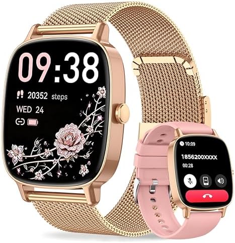 Smart Watches for Women, Answer/Make Call, 1.85'' HD Screen Fitne...