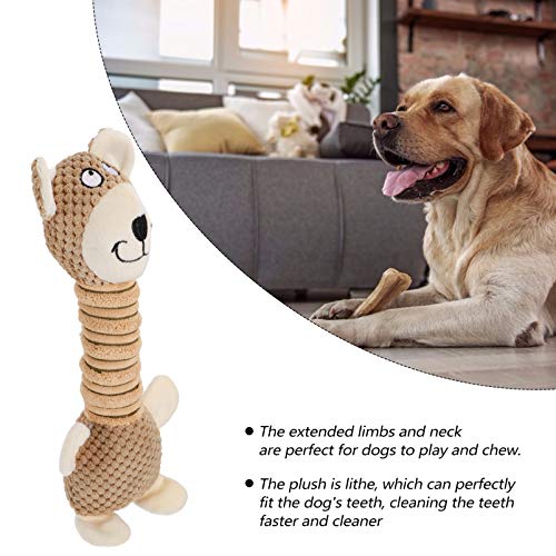 Balacoo Pet Mastigar Brinquedos de Pelúcia Animal Que Joga Brinquedos Filhote de Cachorro de Pelúcia