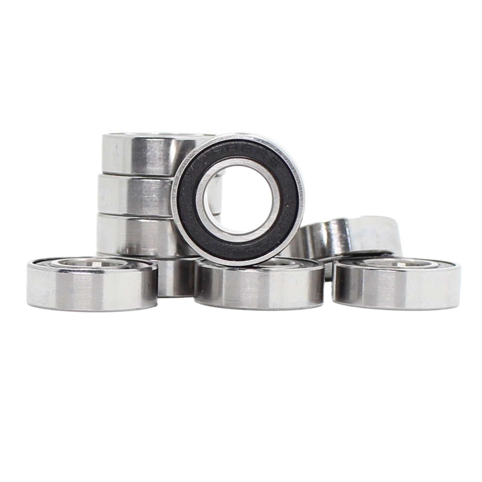 Industrial Shaft Bearings, 686RS Bearing 100PCS 6x13x5 Mm ABEC-7 Car Truck 686 RS 2RS Ball Bearings 686-2RS Black Sealed