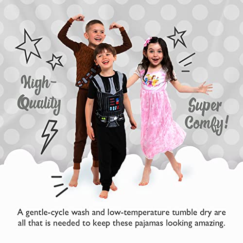 Disney Boys' Mickey Mouse 2-Piece Loose-Fit Button Down Pajamas Set , Mickeys Crew 2, 2T #TOP4