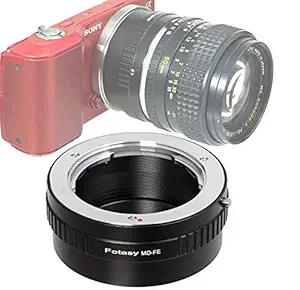 Fotasy Minolta MD MC Rokkor Lens to Sony A7, A7 II, A7 III, A7R, A7R II, A7R III, A7S, A7S II, A7S III Full Frame Mirrorless Camera Adapter