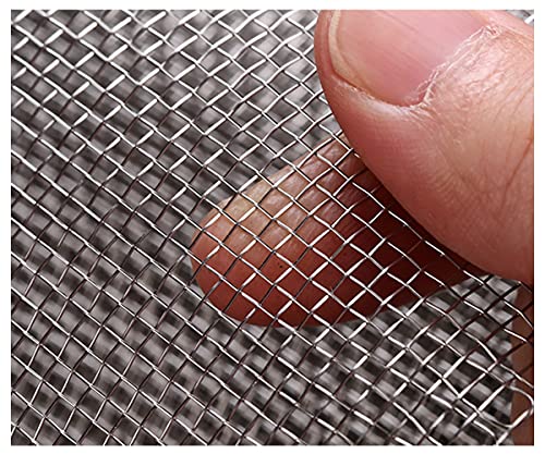 Moustiquaire de fenêtre en acier inoxydable 12 mailles pour cuisine et jardin