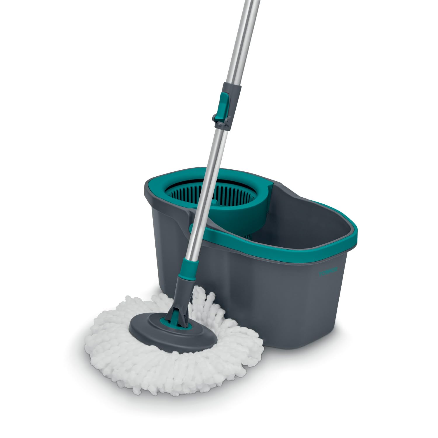 Tower Compact Spin Mop and Bucket Teal