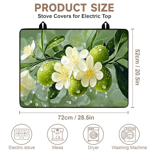 Image of Stove Burner Covers Non-Slip Electric Cooktop Protector Mat (CH731)