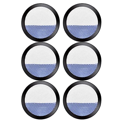 6 Pack Replacement Filters for Eureka RapidClean Pro Cordless Stick Vacuum Cleaner NEC180 NEC185 NEC186 NEC190