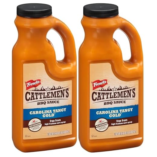 Cattlemen's Carolina Tangy Gold BBQ Sauce, 38 oz (Pack of 2)