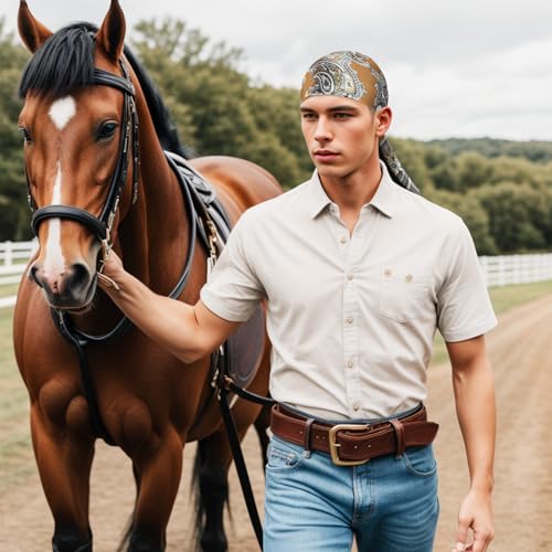 Gerinly Large Silk Bandanas Mens thumb #4