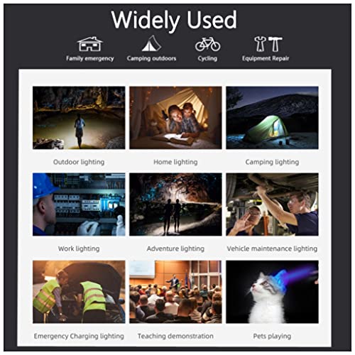 Torcia LED Potente Professionale Ricaricabile