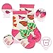 Stephen Joseph, Toddler Kids Boys Girls Unisex Non-Slip Fashion Cotton Crew Socks, Butterfly, Large US