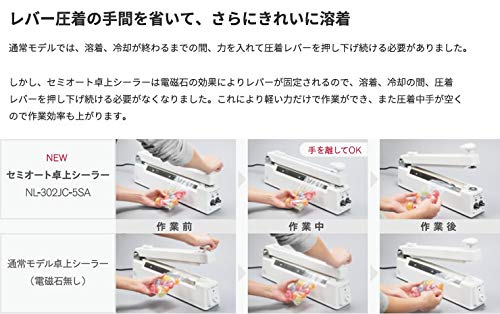Amazon.co.jp: 石崎電機製作所・SURE 卓上セミオートシーラー NL-302JC