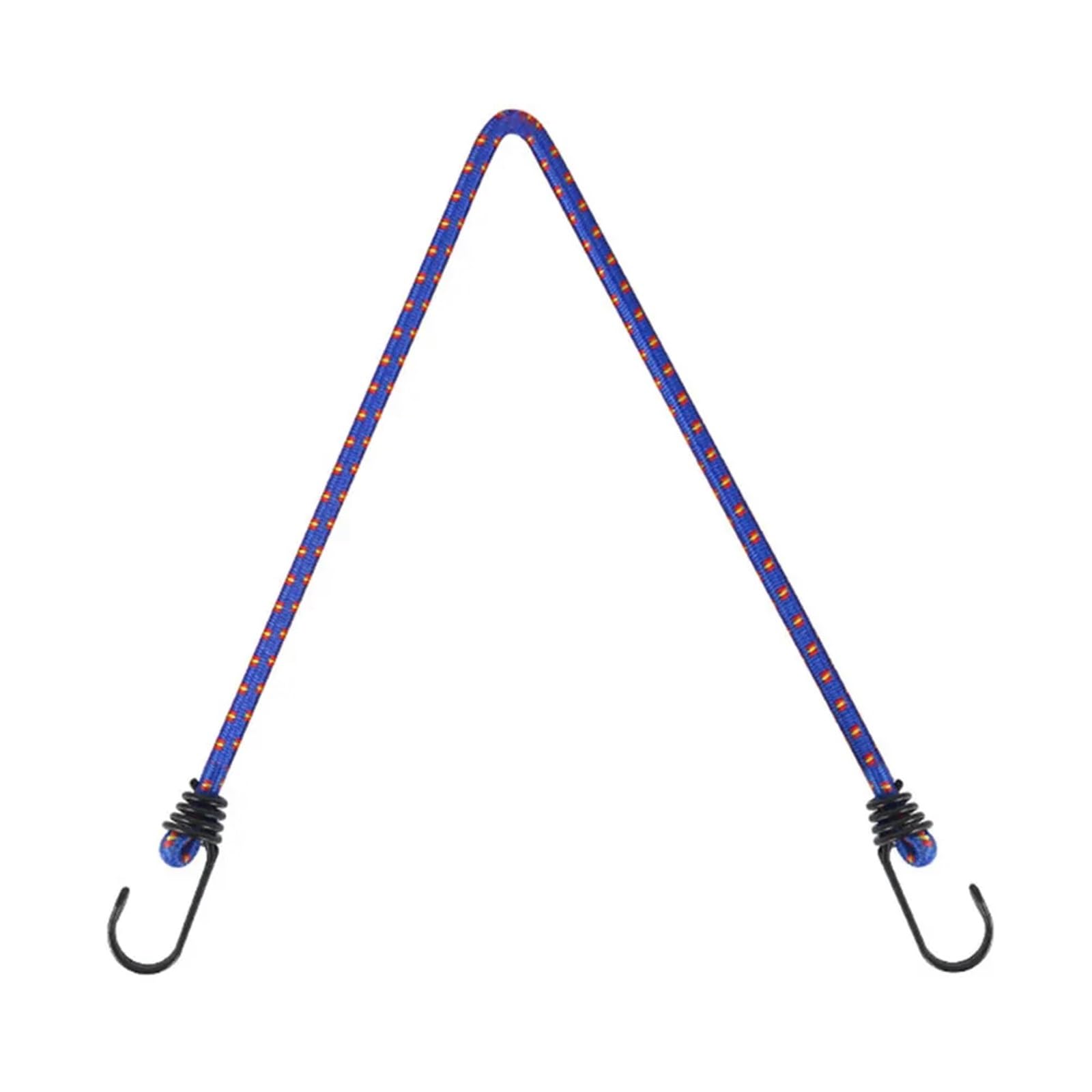Outdoor Tie Down Rope, Bungee Cords With Hooks Multicolor Outdoor Elastic Camping Tent Luggage Straps 1pcs 60cm(Color2)